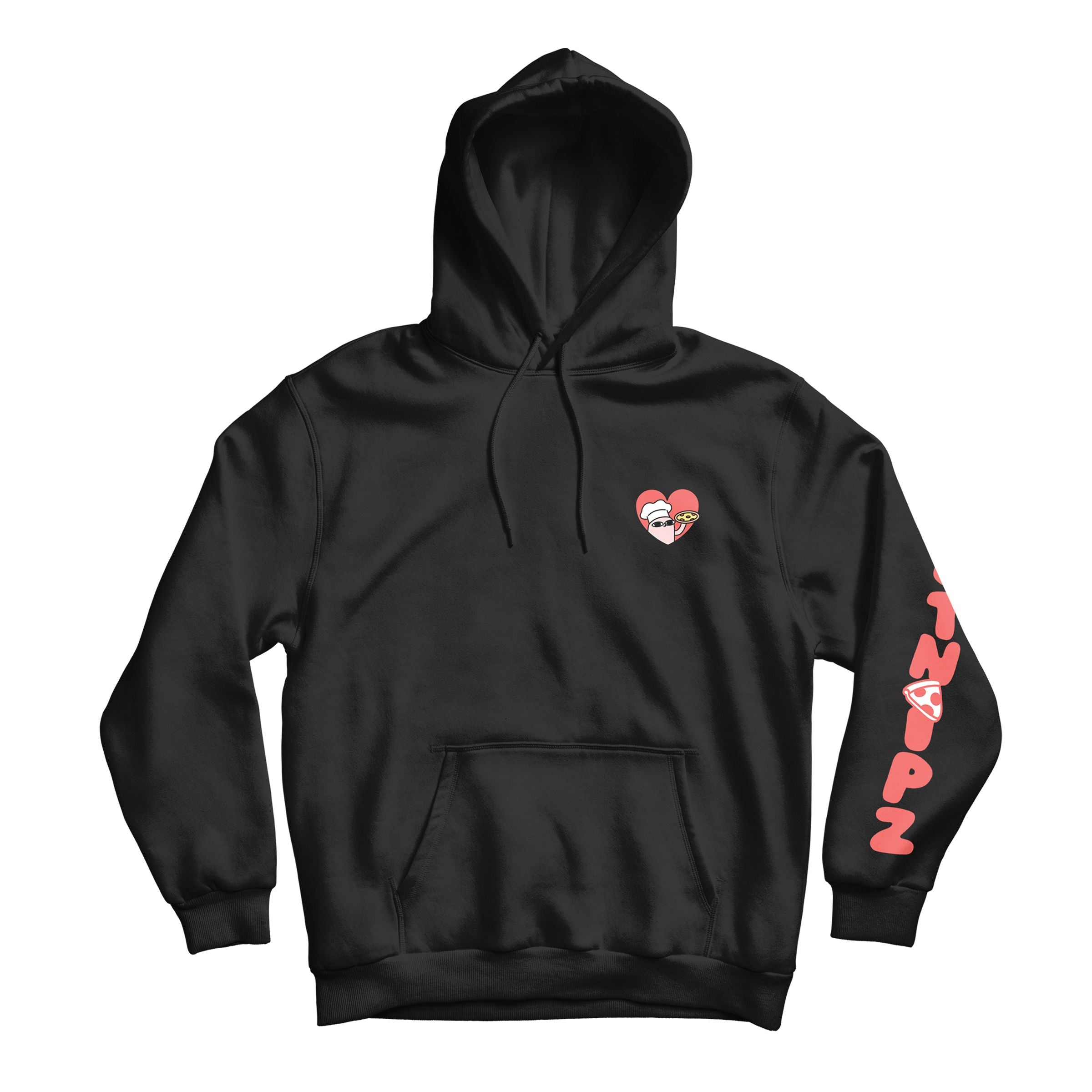 HnF Pizza Black Hoodie