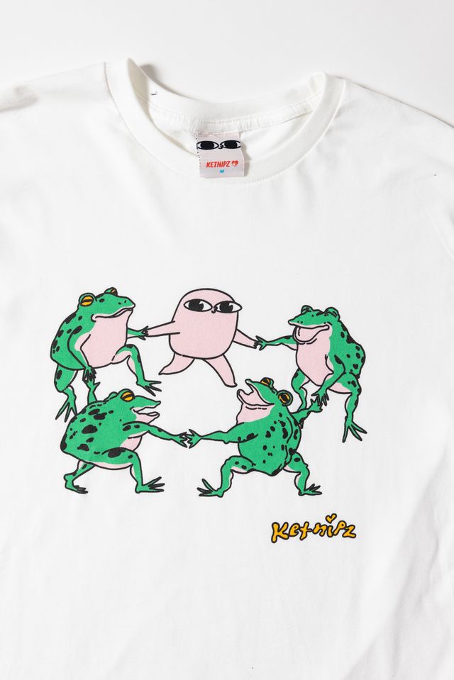 Frog Party White Long Sleeve