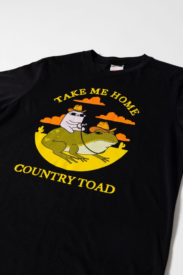 Country Toad Black Tee