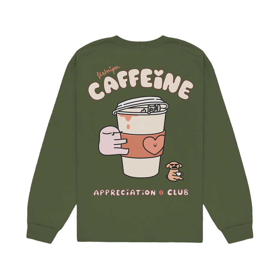 Ketnipz Caffeine Appreciation Club Forest Long Sleeve