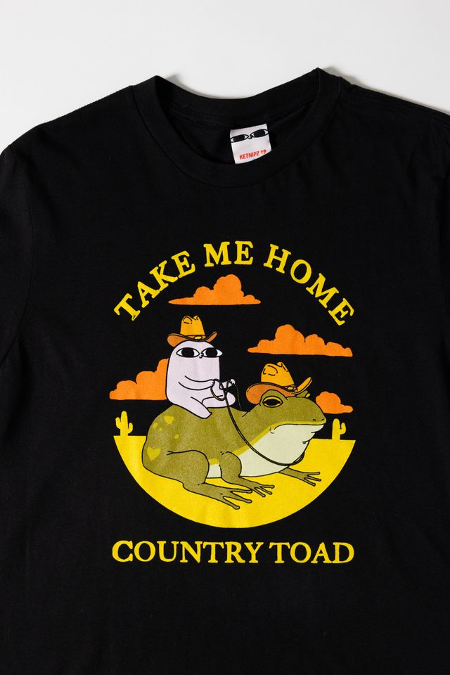 Country Toad Black Tee